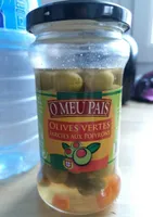 Olives vertes farcies aux poivrons