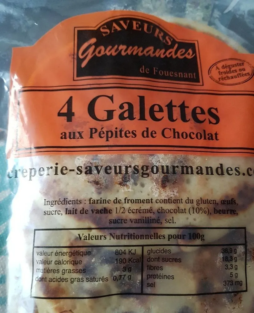 Galettes aux Pépites de chocolat