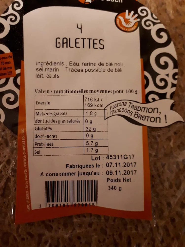 Galettes de Blé Noir