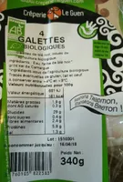 Galettes biologiques