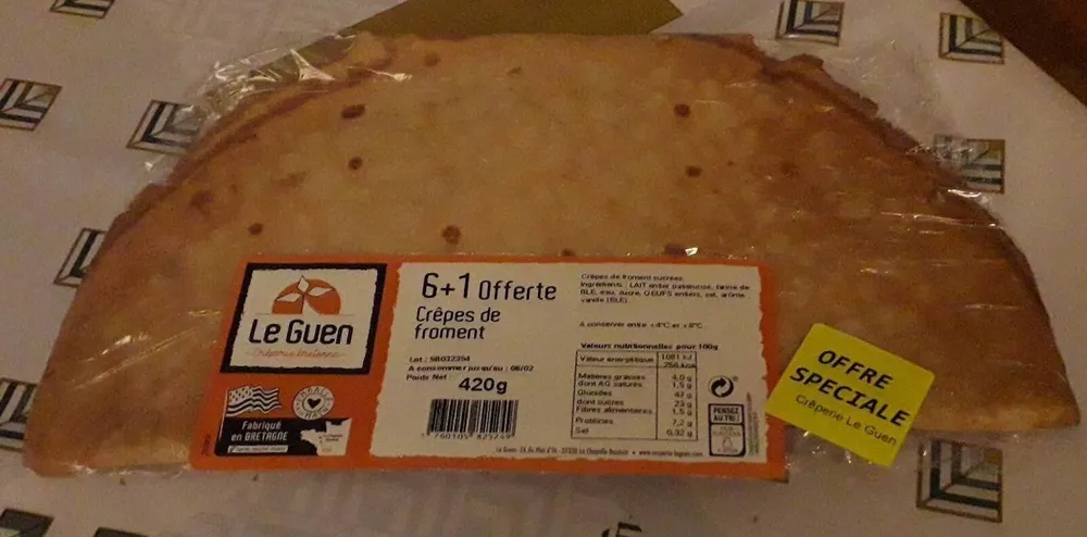 Crêpes de froment