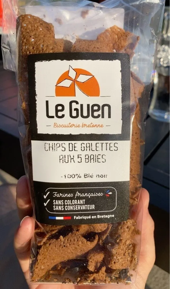Chips de galettes aux baies