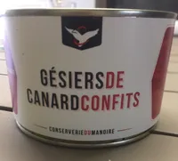 Gésiers de canard confits