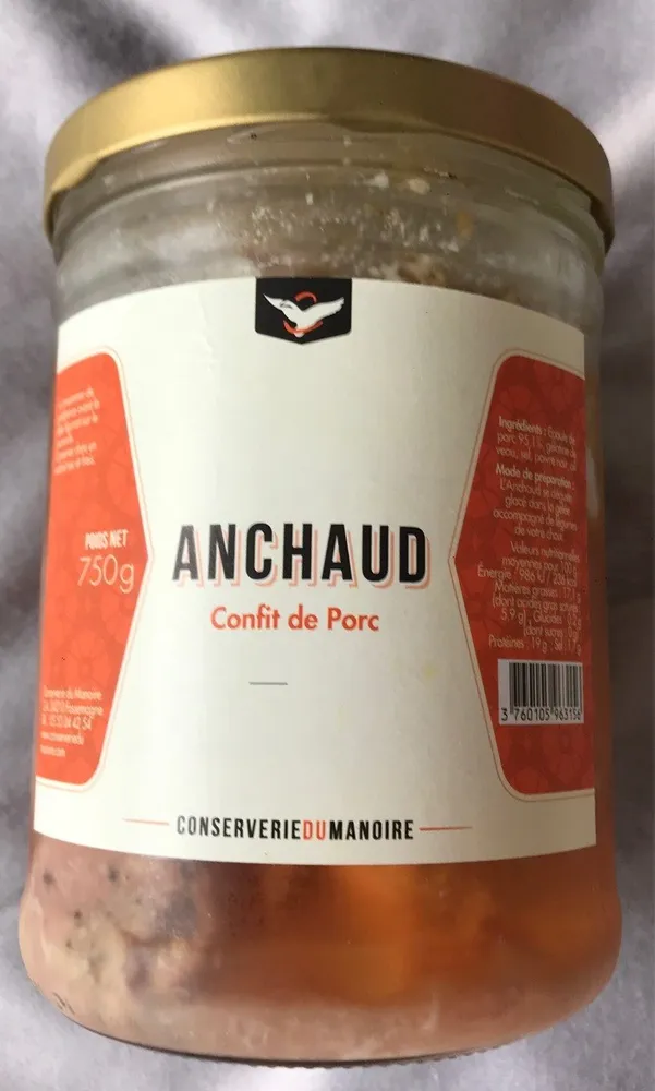 Anchaud confit de porc