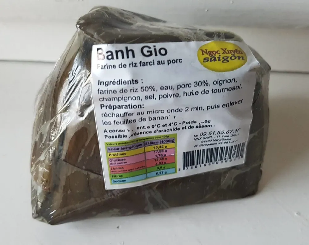 Banh Gio - Farine de riz farci au porc