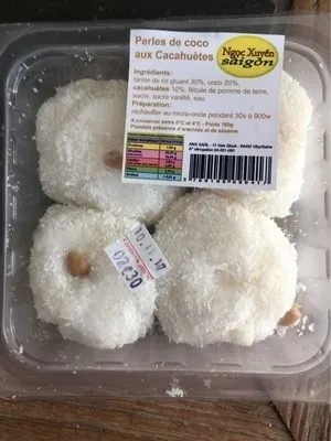 Perles de coco aux cacahuetes
