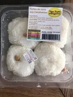 Perles de coco aux cacahuetes