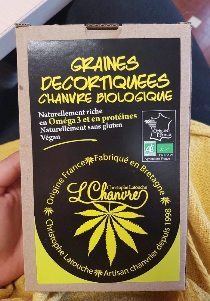 Graines de chanvre décortiquées