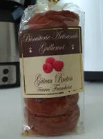 Gâteau breton fourré framboise