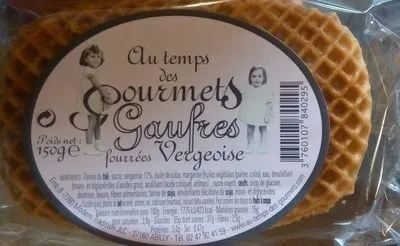 Gaufrettes Fourrées Vergeoises