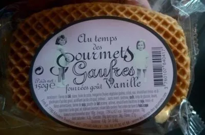 Gaufres Fourrées Goût Vanille