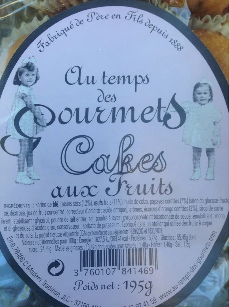 Cake aux Fruits