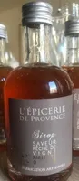 Sirop saveur peche de vigne