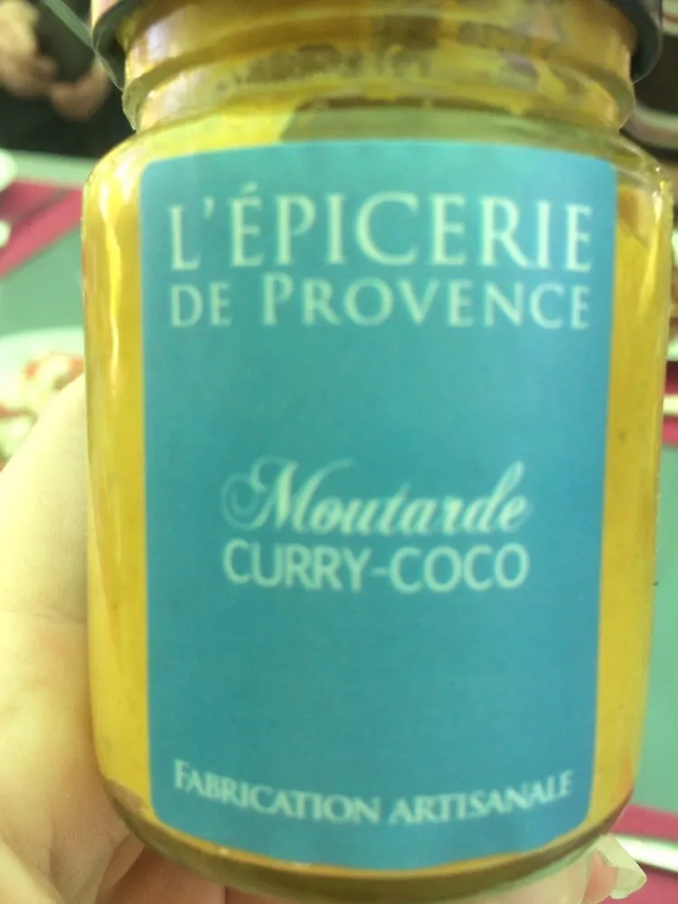 Moutarde curry-coco