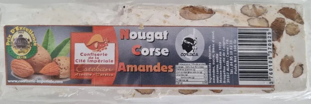 Nougat Corse Amandes