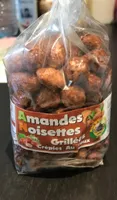 Amandes et noisettes grillées