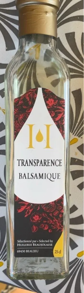 Transparence balsamique
