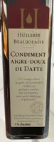 Condiment aigre doux de datte