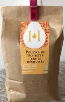 Poudre de noistte brute déshuilée
