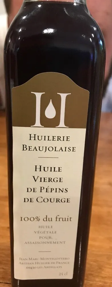 Huile vierge de pépins de courge