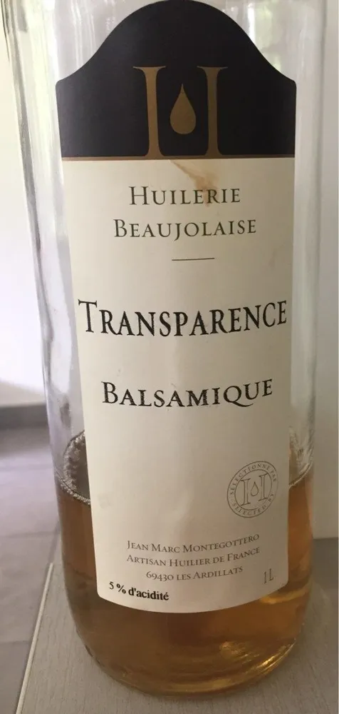 Transparence balsamique