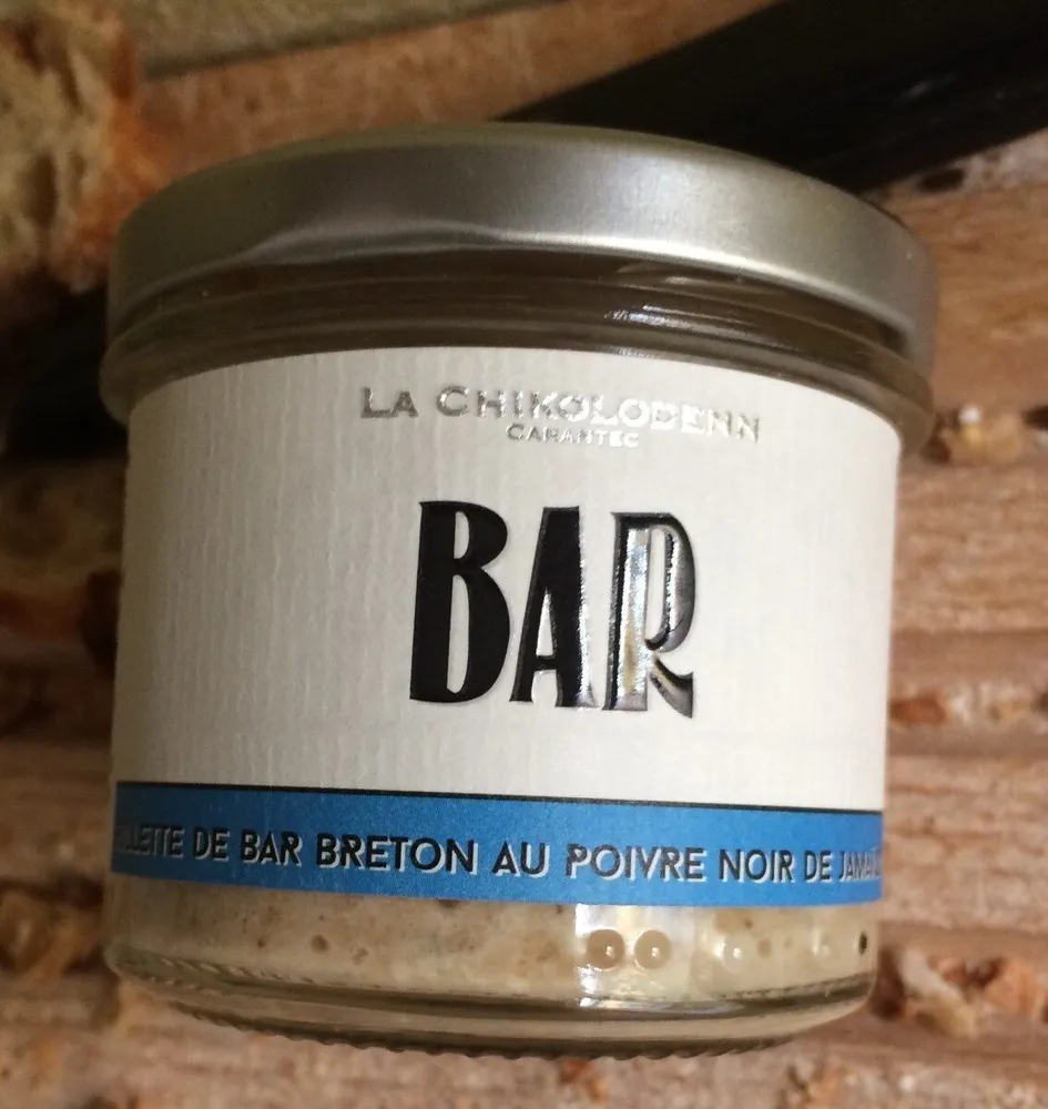rillette de bar breton au poivre noir