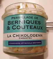 Persillade de berniques et couteaux