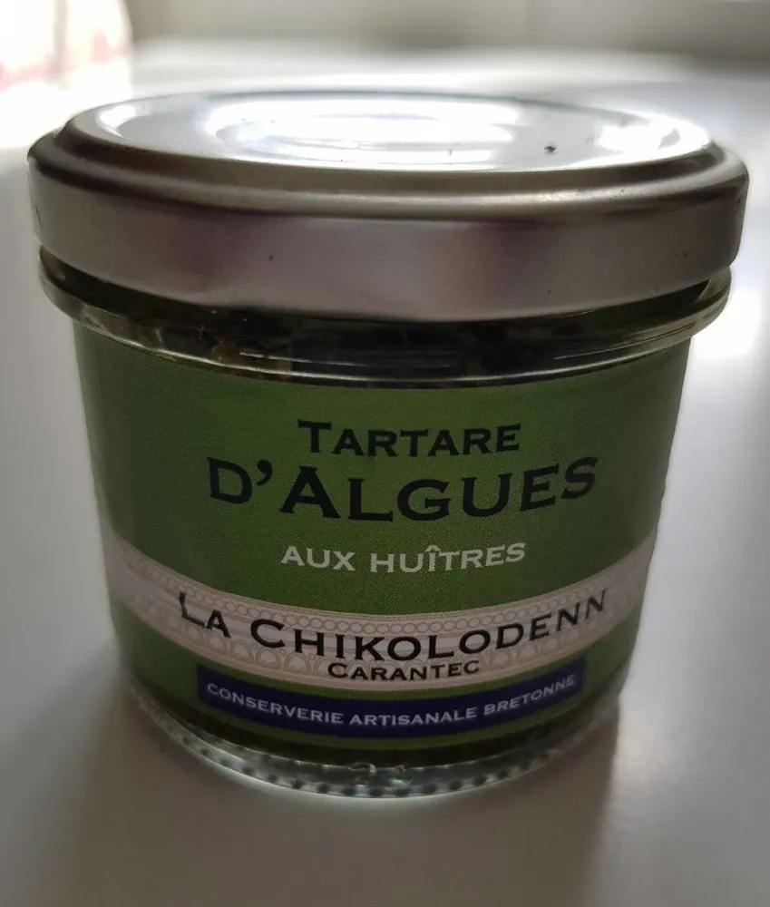 Tartare d'algues aux huîtres