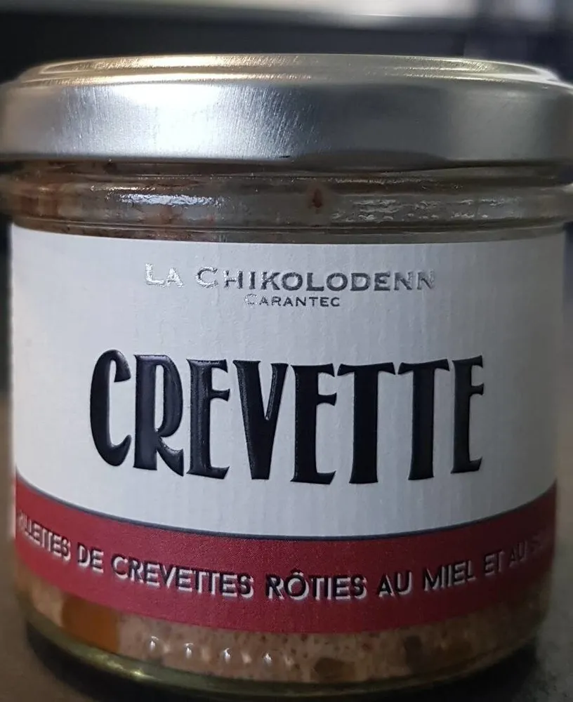 Rillettes de crevettes rôties au miel et au soja