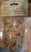 Bonbons caramel lait aux amandes