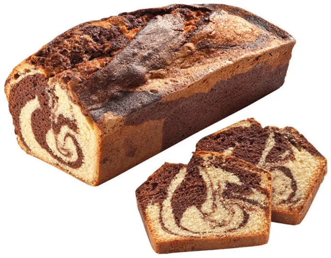 Cake marbré cacao
