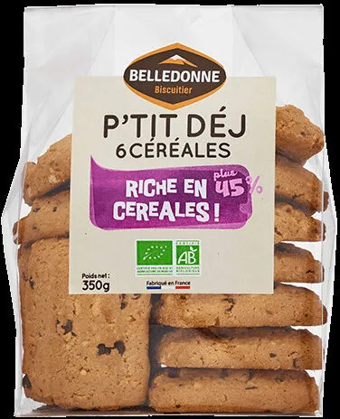 Biscuit P'tit Déj 6 céréales