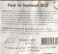 Pave lin tournesol bio
