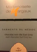 Brins De Chocolat Noir Aromatisés Thé Bergamote