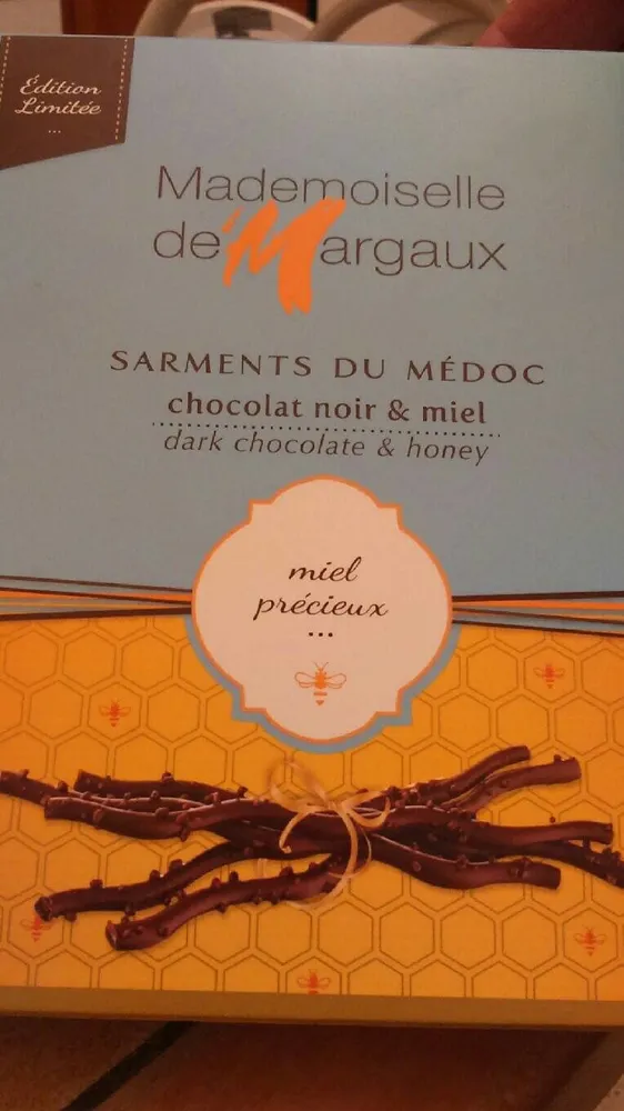 Sarments du medoc chocolat noir et miel