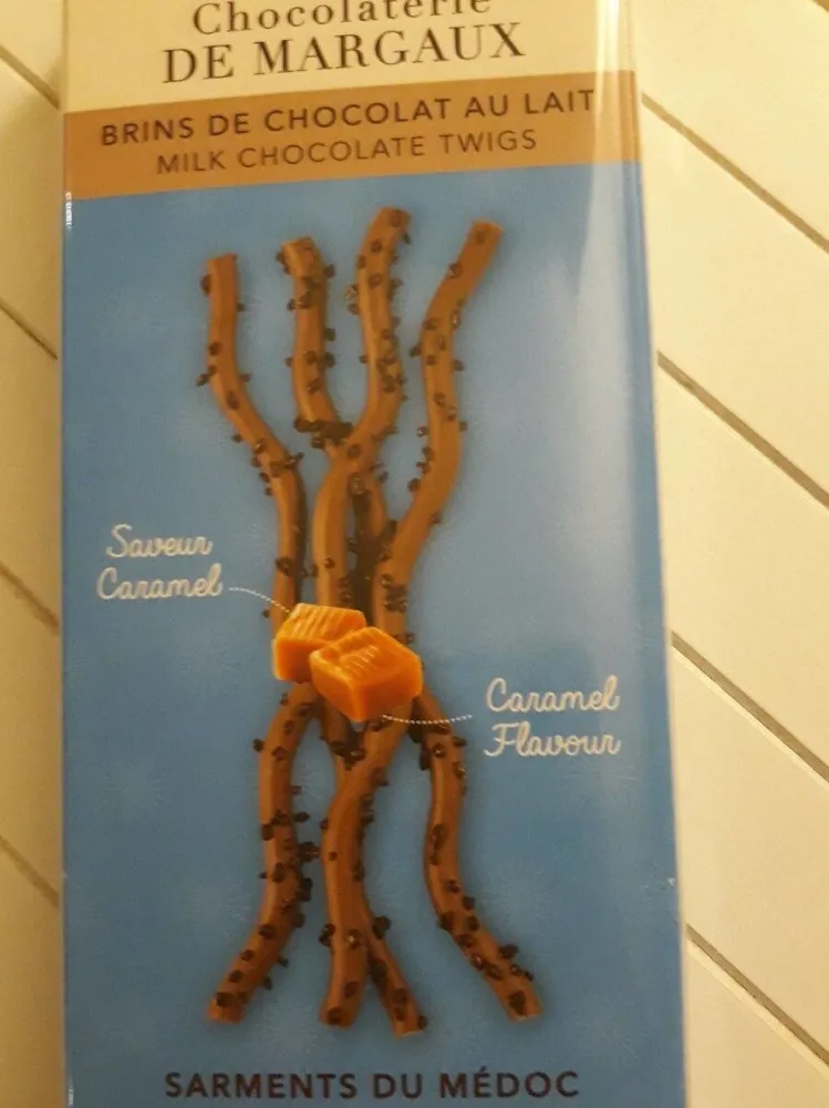 Brins de chocolat au lait sarments du Médoc