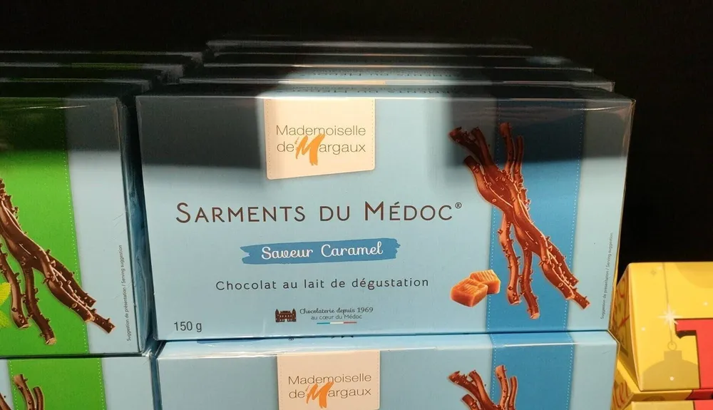 SARMENTS DU MÉDOC Saveur Caramel Chocolat au lait de dégustation
