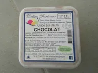Glace aux oeufs chocolat