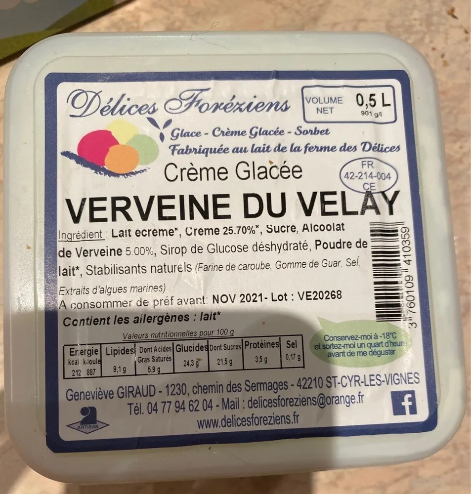 Verveine du velay les delices foreziens