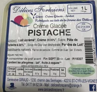 Creme glacée pistache