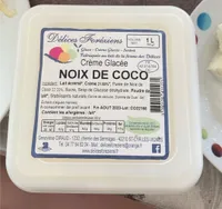 Crème glacée Noix de coco