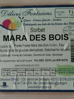 Sorbet Mara des bois