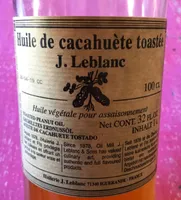 Huile de cacahuète toastée