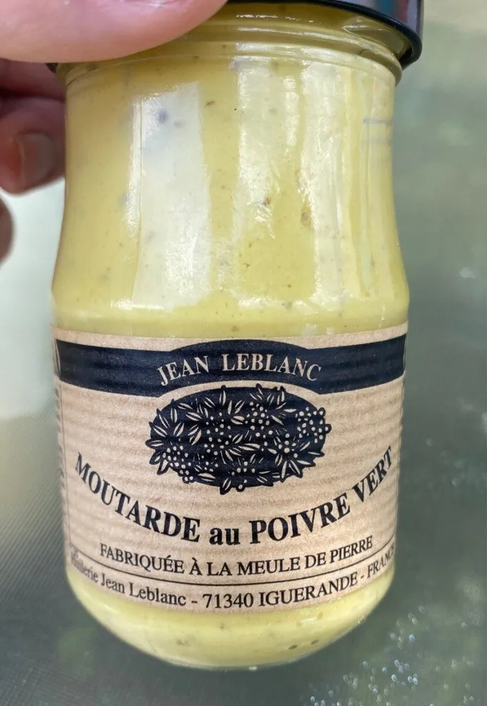 Moutarde au poivre vert