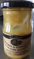 Moutarde de Dijon au miel et au vinaigre balsamique