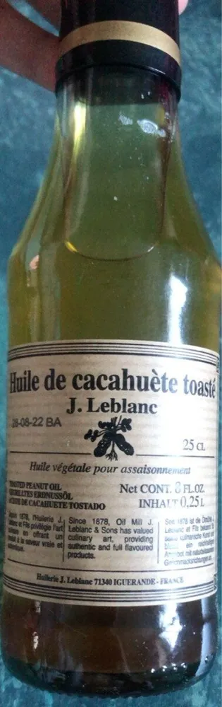 Huile de cacahuète toasté