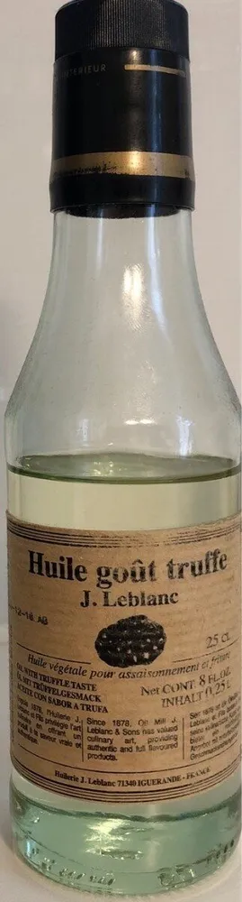 Huile de tournesol aromatisée à la truffe