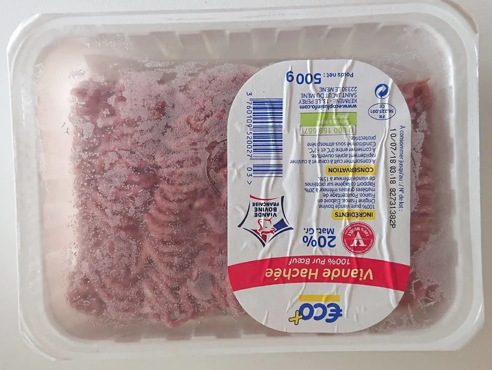 Viande hachée 100% pur boeuf