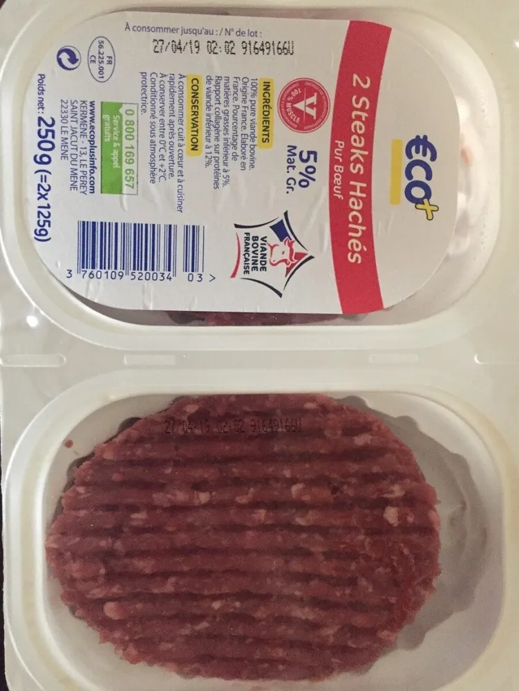 Steak Hachés Pur Boruf
