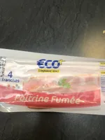 Poitrine fumée 4 tranches